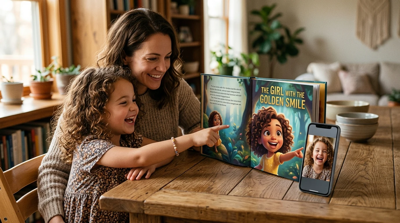 Ảnh minh họa cẩm nang gia đình: StoryJumper vs TalePillow: Choosing a Personalised Storybook by Child Agency and Adult Effort
