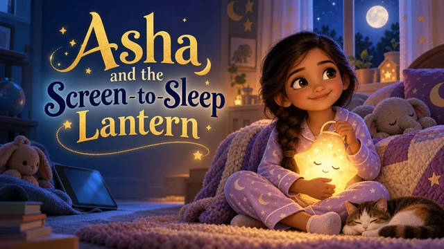 Bìa truyện Asha and the Screen-to-Sleep Lantern
