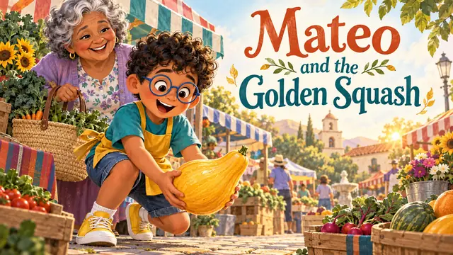 Bìa truyện Mateo and the Golden Squash