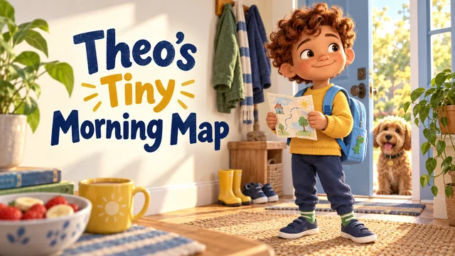 Bìa truyện Theo's Tiny Morning Map