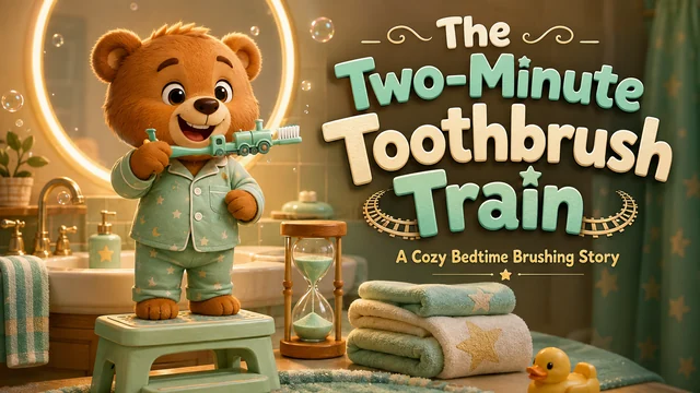 Bìa truyện The Two-Minute Toothbrush Train