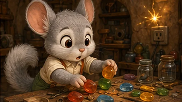 Bìa truyện Hang điện phát sáng màu hổ phách