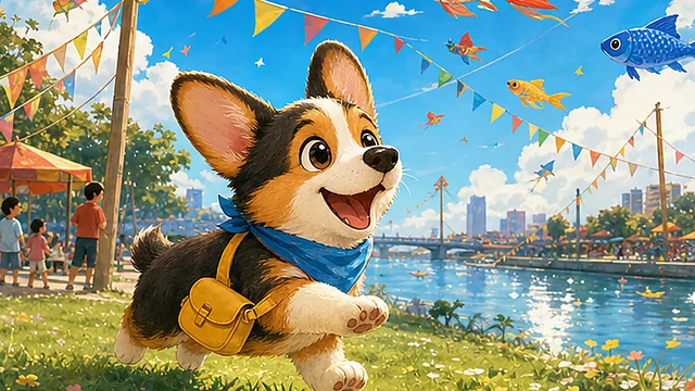 Bìa truyện Corgi và đôi chân biết chờ