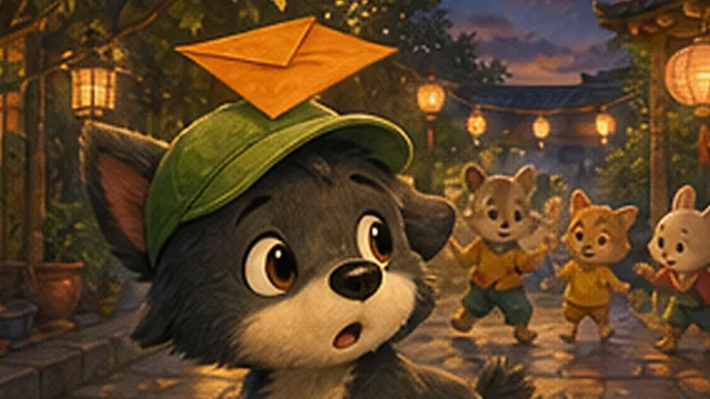 Bìa truyện Dingo Đen và tấm thiệp mời