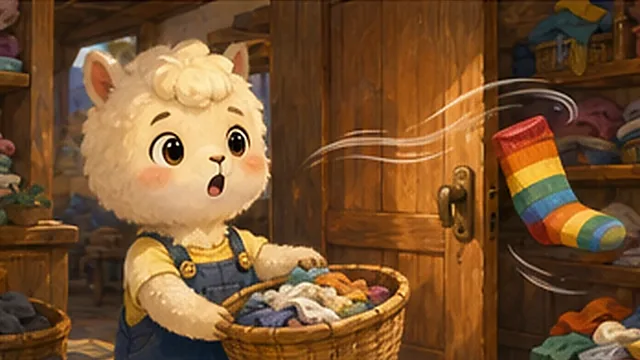 Bìa truyện Đôi tất trốn trong cầu vồng