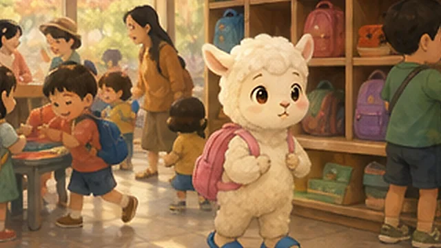Bìa truyện Llama Linh và chiếc nhãn dép