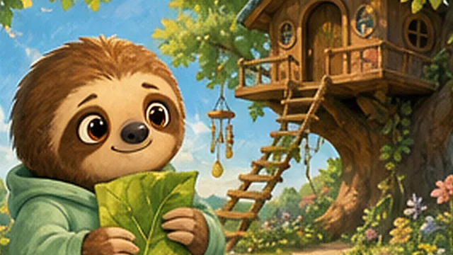 Bìa truyện Lười Nâu và lời từ chối