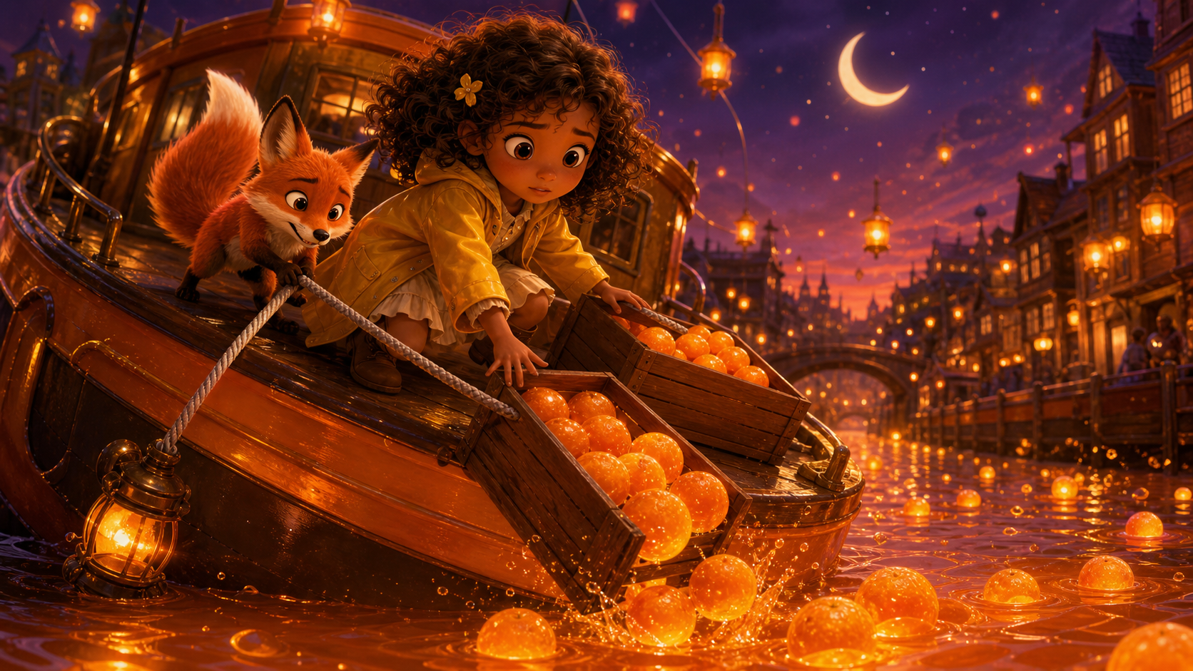 Bìa truyện The Moon Barge That Needed a Gentle No