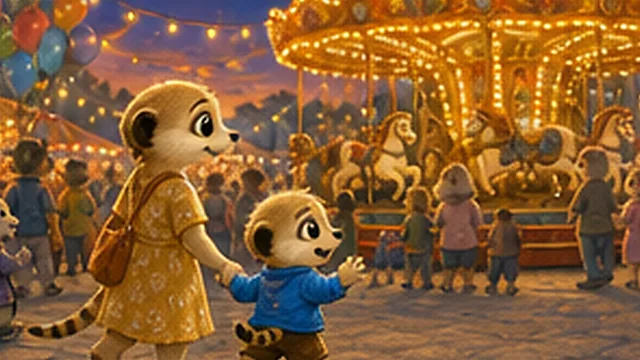 Bìa truyện Meerkat Minh và bàn tay cảnh báo