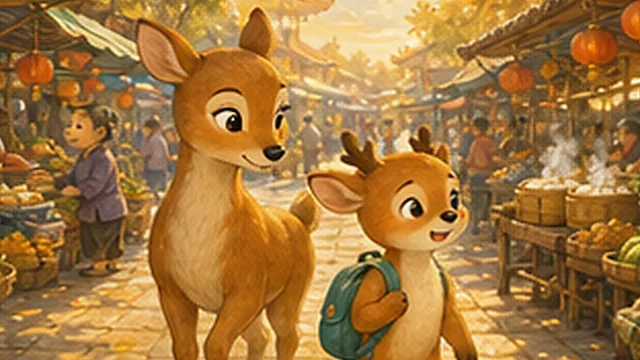 Bìa truyện Nai Lửa và câu chào buổi sáng