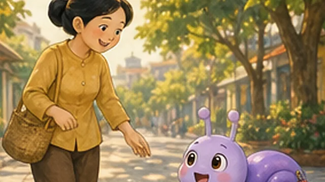 Bìa truyện Ốc Sên và cuộc gọi người thân