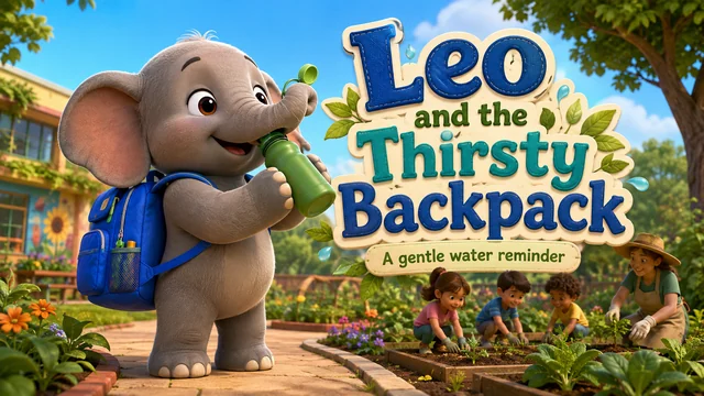 Bìa truyện Leo and the Thirsty Backpack