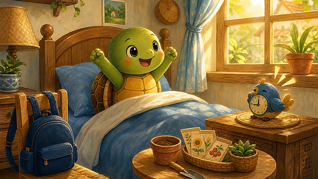 Bìa truyện Rùa Con và bản đồ buổi sáng