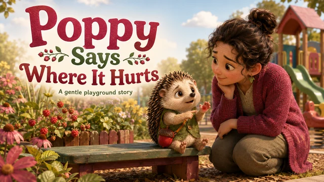 Bìa truyện Poppy Says Where It Hurts