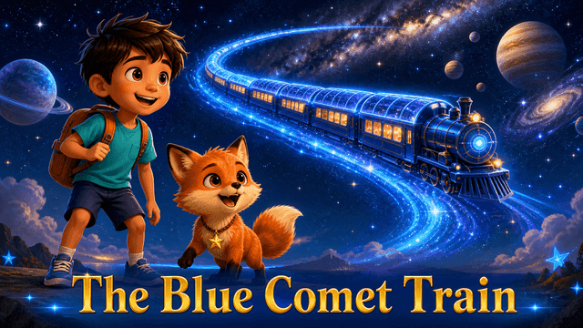 Bìa truyện The Blue Comet Train