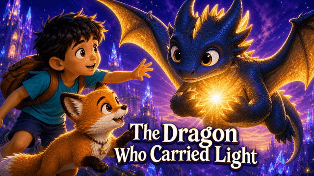Bìa truyện The Dragon Who Carried Light