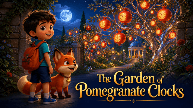 Bìa truyện The Garden of Pomegranate Clocks