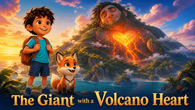 Bìa truyện The Giant with a Volcano Heart