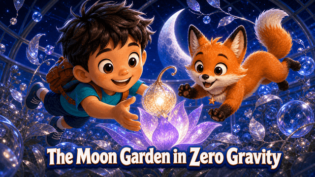 Bìa truyện The Moon Garden in Zero Gravity