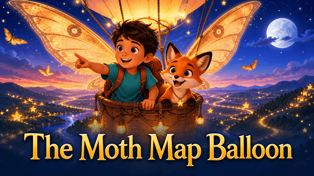 Bìa truyện The Moth Map Balloon