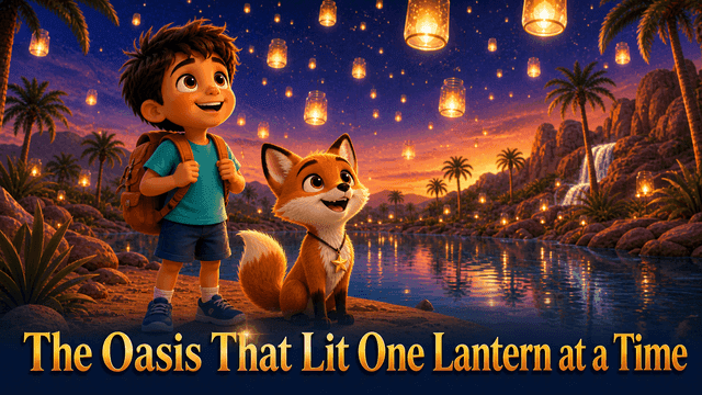 Bìa truyện The Oasis That Lit One Lantern at a Time