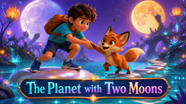 Bìa truyện The Planet with Two Moons