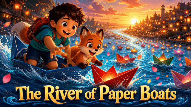 Bìa truyện The River of Paper Boats