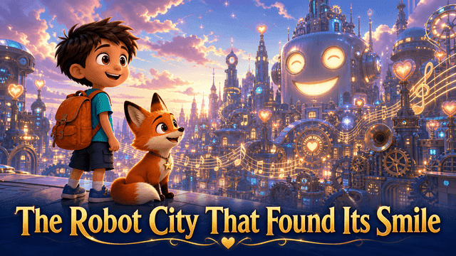 Bìa truyện The Robot City That Found Its Smile