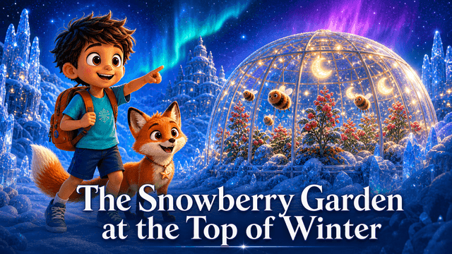 Bìa truyện The Snowberry Garden at the Top of Winter