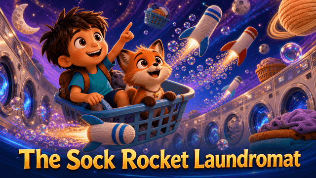 Bìa truyện The Sock Rocket Laundromat