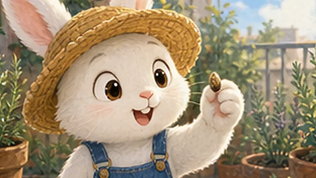 Bìa truyện Thỏ Lan và hạt giống của mình