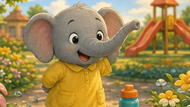 Bìa truyện Voi Bi và bình nước không đổi