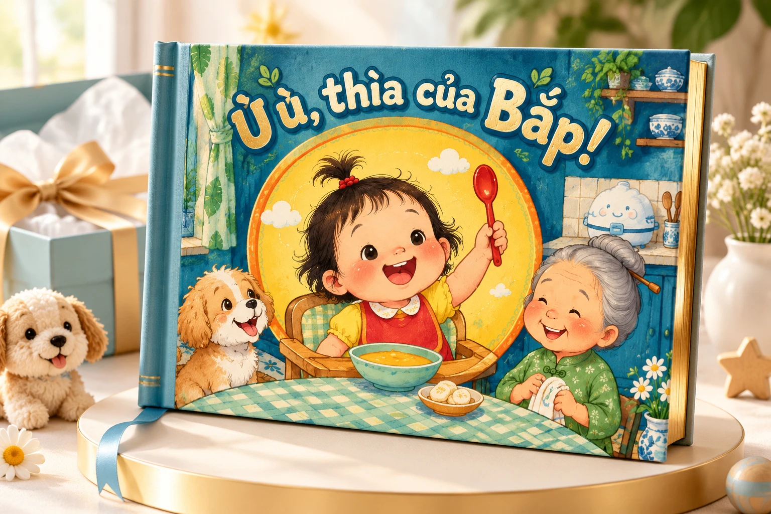 Sách bìa cứng Ù ù, thìa của Bắp!